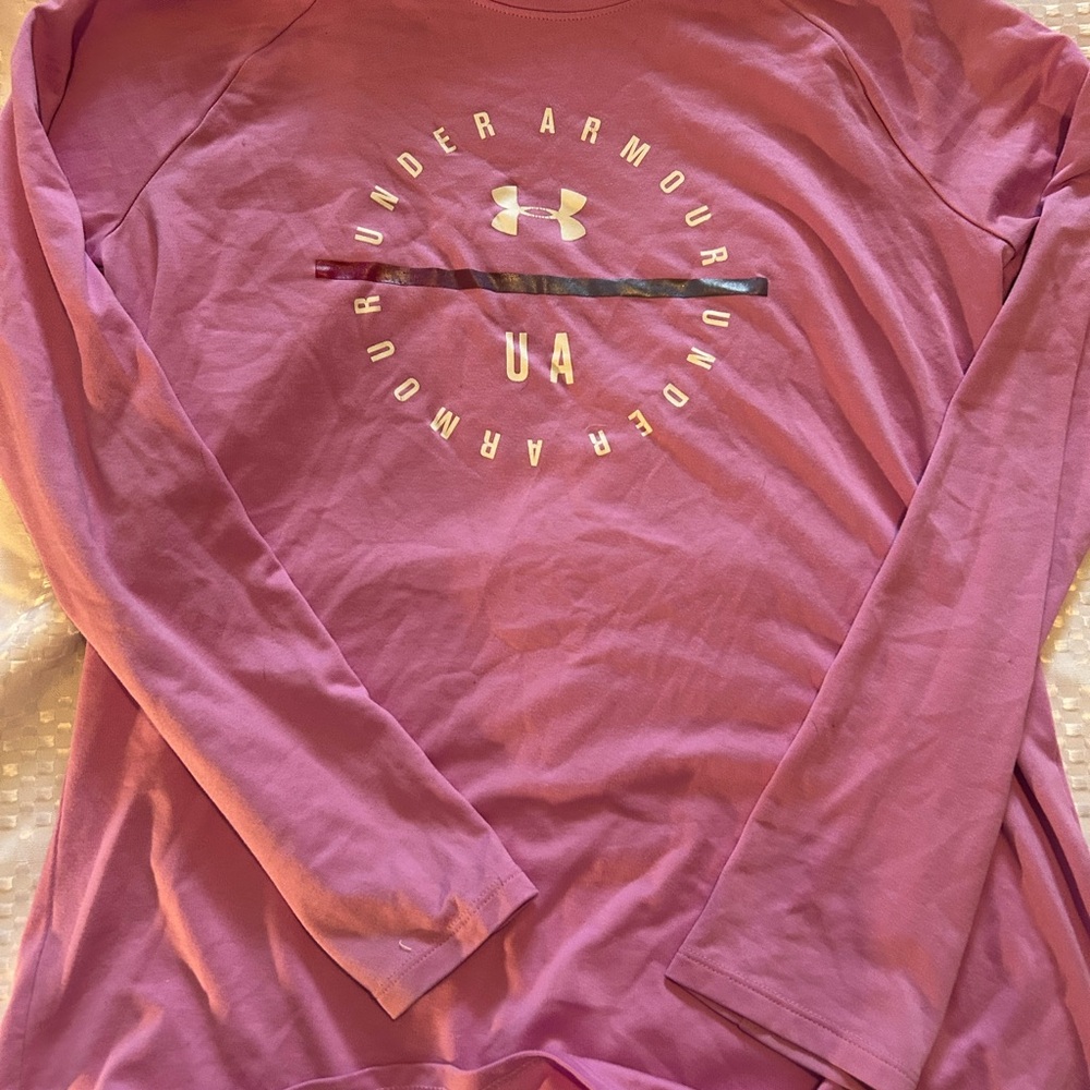 Under Armour Vibrant Pink HeatGear Top